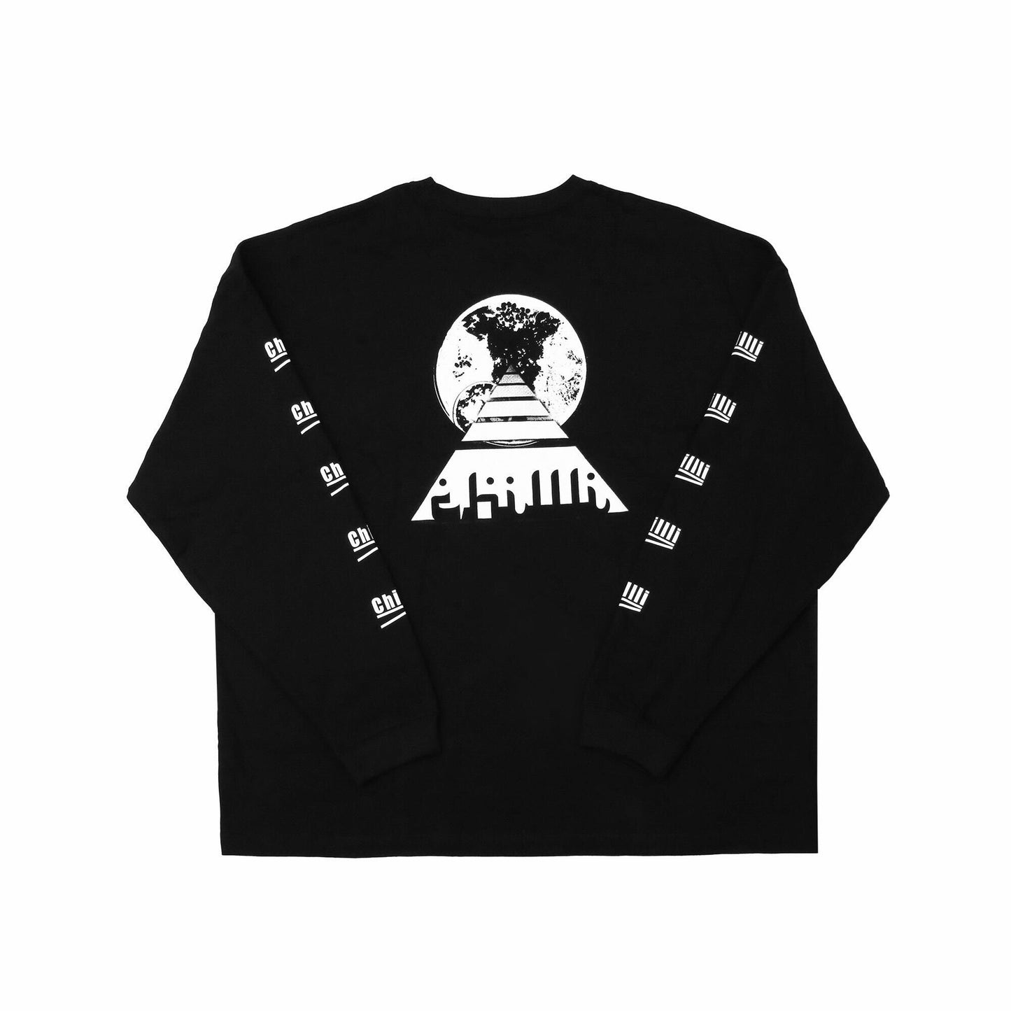 とりあえずチキンカレーTシャツロング(black)